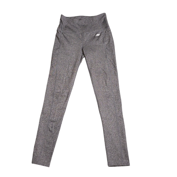 Skechers Active Leggings Yoga Side Pockets Skinny Leg Gray Stretch Size Medium - Picture 2 of 8